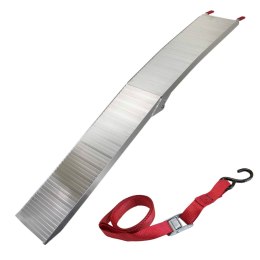 E-hurtownia Rampa aluminiowa składana 340kg 205cm antypoślizgowa motocykl kosiarka