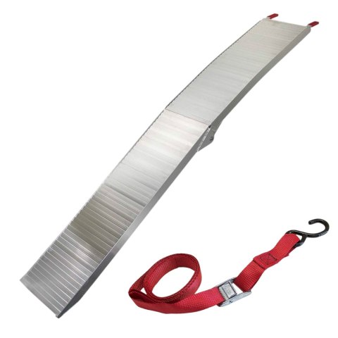 E-hurtownia Rampa aluminiowa składana 340kg 205cm antypoślizgowa motocykl kosiarka E-hurtownia Rampa aluminiowa składana 340kg 205cm antypoślizgowa motocykl kosiarka