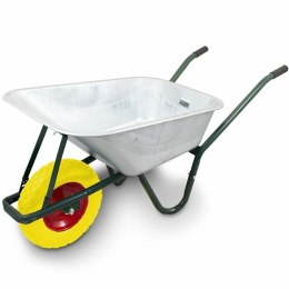 E-hurtownia Taczka budowlana 100l 250kg stal ocynkowana koło pu pełne wytrzymała