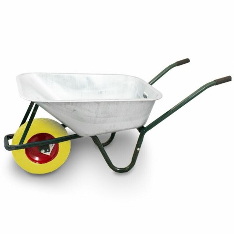 E-hurtownia Taczka budowlana 100l 250kg stal ocynkowana koło pu pełne wytrzymała E-hurtownia Taczka budowlana 100l 250kg stal ocynkowana koło pu pełne wytrzymała