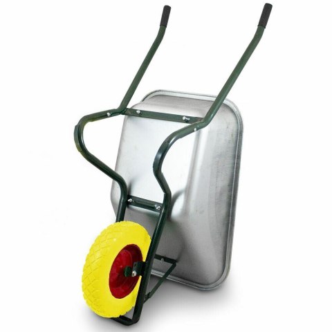 E-hurtownia Taczka budowlana 100l 250kg stal ocynkowana koło pu pełne wytrzymała E-hurtownia Taczka budowlana 100l 250kg stal ocynkowana koło pu pełne wytrzymała