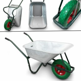 E-hurtownia Taczka budowlana 100l 250kg z kołem pu 40cm stalowa misa lekka