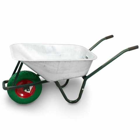 E-hurtownia Taczka budowlana 100l 250kg z kołem pu 40cm stalowa misa lekka E-hurtownia Taczka budowlana 100l 250kg z kołem pu 40cm stalowa misa lekka