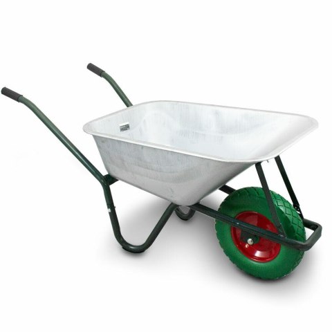 E-hurtownia Taczka budowlana 100l 250kg z kołem pu 40cm stalowa misa lekka E-hurtownia Taczka budowlana 100l 250kg z kołem pu 40cm stalowa misa lekka