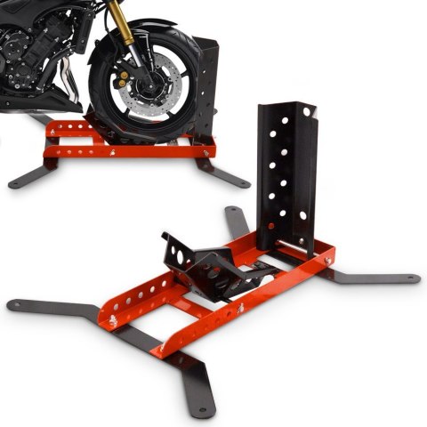 E-hurtownia Uchwyt transportowy do motocykla 450kg czerwony E-hurtownia Uchwyt transportowy do motocykla 450kg czerwony