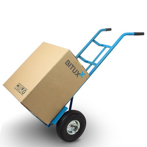 E-hurtownia Wózek ręczny transportowy 200 kg stalowy koła pneumatyczne magazyn ogród E-hurtownia Wózek ręczny transportowy 200 kg stalowy koła pneumatyczne magazyn ogród