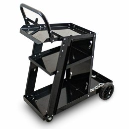 E-hurtownia Wózek spawalniczy 3 półki miejsce na butlę gazową stalowy udźwig 40 kg