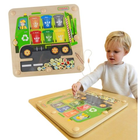 Masterkidz MASTERKIDZ Tablica Magnetyczna Segregowanie Odpadów Ciężarówka do Recyklingu Montessori Masterkidz MASTERKIDZ Tablica Magnetyczna Segregowanie Odpadów Ciężarówka do Recyklingu Montessori
