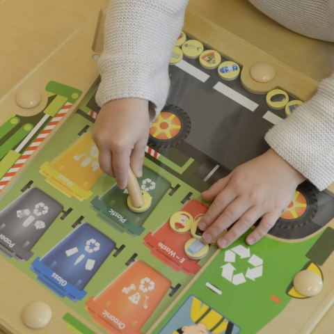 Masterkidz MASTERKIDZ Tablica Magnetyczna Segregowanie Odpadów Ciężarówka do Recyklingu Montessori Masterkidz MASTERKIDZ Tablica Magnetyczna Segregowanie Odpadów Ciężarówka do Recyklingu Montessori