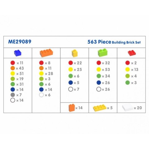 Masterkidz MASTERKIDZ Zestaw Klocków Konstrukcyjnych STEM 563 el. Masterkidz MASTERKIDZ Zestaw Klocków Konstrukcyjnych STEM 563 el.