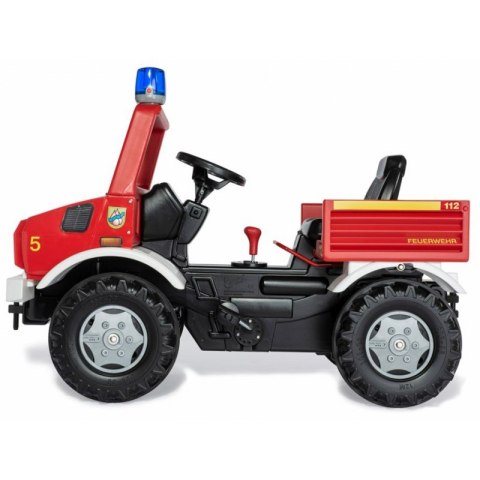 Rolly Toys Rolly Toys Unimog Mercedes Benz Samochód na pedały Straż + Kogut Rolly Toys Rolly Toys Unimog Mercedes Benz Samochód na pedały Straż + Kogut