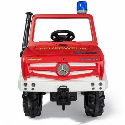 Rolly Toys Rolly Toys Unimog Mercedes Benz Samochód na pedały Straż + Kogut Rolly Toys Rolly Toys Unimog Mercedes Benz Samochód na pedały Straż + Kogut