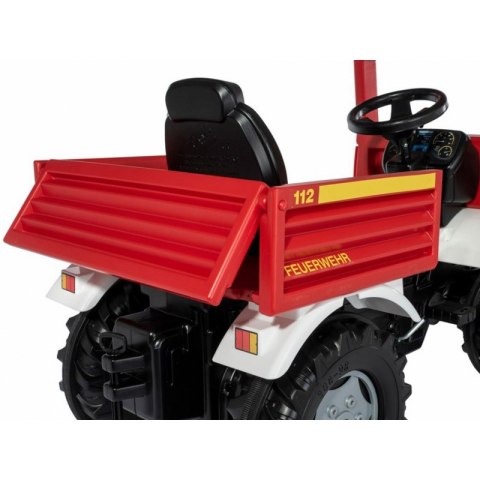 Rolly Toys Rolly Toys Unimog Mercedes Benz Samochód na pedały Straż + Kogut Rolly Toys Rolly Toys Unimog Mercedes Benz Samochód na pedały Straż + Kogut