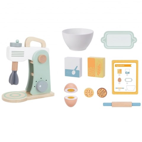 Woopie Let's Go Green WOOPIE GREEN Drewniany Mikser Kuchenny Blender z Akcesoriami 11 el. Woopie Let's Go Green WOOPIE GREEN Drewniany Mikser Kuchenny Blender z Akcesoriami 11 el.