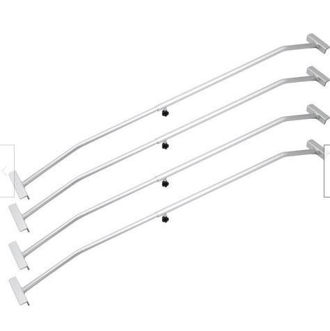 Bituxx 4 wsporniki do plandeki aluminiowe 140-210 cm płaskie regulowane przyczepa