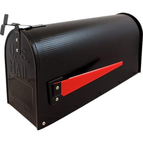 Bituxx Skrzynka pocztowa usa postmail czarna stalowa amerykańska z flaga listy Bituxx Skrzynka pocztowa usa postmail czarna stalowa amerykańska z flaga listy
