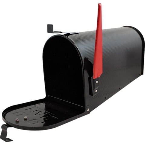Bituxx Skrzynka pocztowa usa postmail czarna stalowa amerykańska z flaga listy Bituxx Skrzynka pocztowa usa postmail czarna stalowa amerykańska z flaga listy