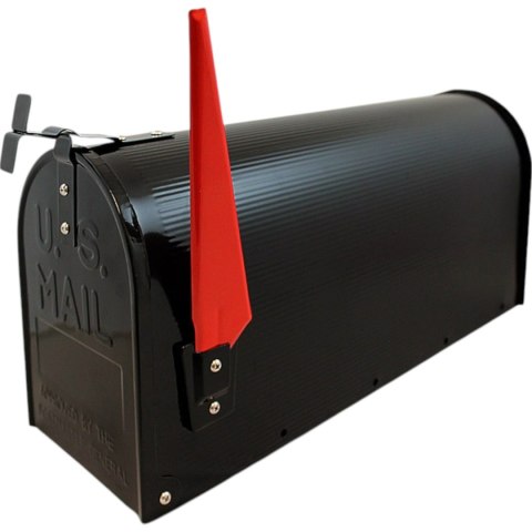 Bituxx Skrzynka pocztowa usa postmail czarna stalowa amerykańska z flaga listy Bituxx Skrzynka pocztowa usa postmail czarna stalowa amerykańska z flaga listy