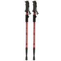 Kijki kije trekkingowe do nordic walking składane 2 sztuki czerwone Kik Sp. z o. o. Sp. k.