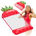Materac dmuchany plażowy hamak wodny leżak fotel krzesło do pływania basenu truskawka Kik Sp. z o. o. Sp. k.