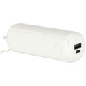 Wiatrak biurkowy wentylator mini ręczny składany wiatraczek przenośny USB biały Kik Sp. z o. o. Sp. k.