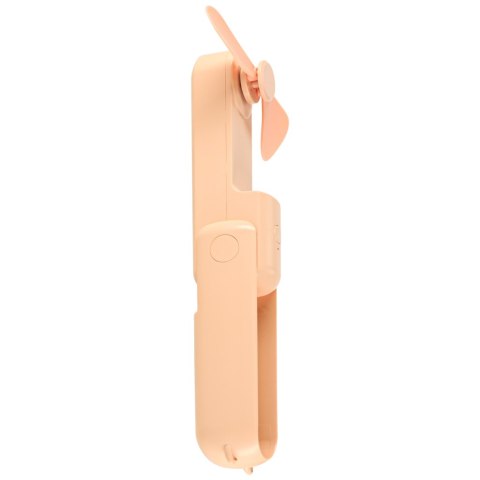 Wiatrak biurkowy wentylator mini ręczny składany wiatraczek przenośny USB różowy Kik Sp. z o. o. Sp. k. Wiatrak biurkowy wentylator mini ręczny składany wiatraczek przenośny USB różowy Kik Sp. z o. o. Sp. k.