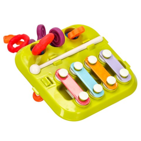 Kostka edukacyjna sorter cymbałki 7w1 Bibi-inn Kik Sp. z o. o. Sp. k. Kostka edukacyjna sorter cymbałki 7w1 Bibi-inn Kik Sp. z o. o. Sp. k.
