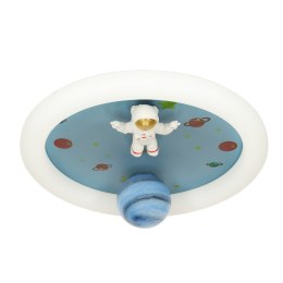 Lampa LED sufitowa plafon do pokoju dziecięcego ściemniana LUMELA + pilot astronauta Kik Sp. z o. o. Sp. k.