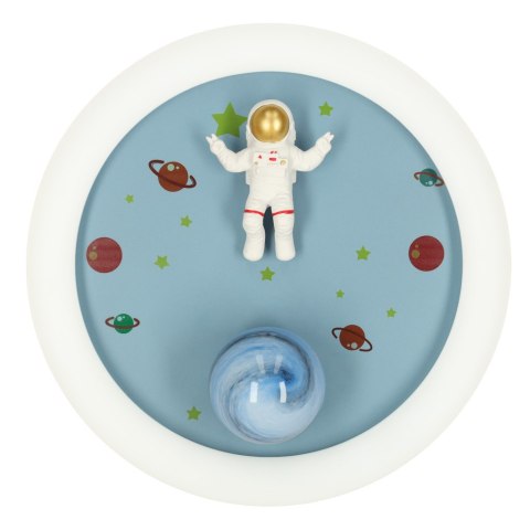 Lampa LED sufitowa plafon do pokoju dziecięcego ściemniana LUMELA + pilot astronauta Kik Sp. z o. o. Sp. k. Lampa LED sufitowa plafon do pokoju dziecięcego ściemniana LUMELA + pilot astronauta Kik Sp. z o. o. Sp. k.