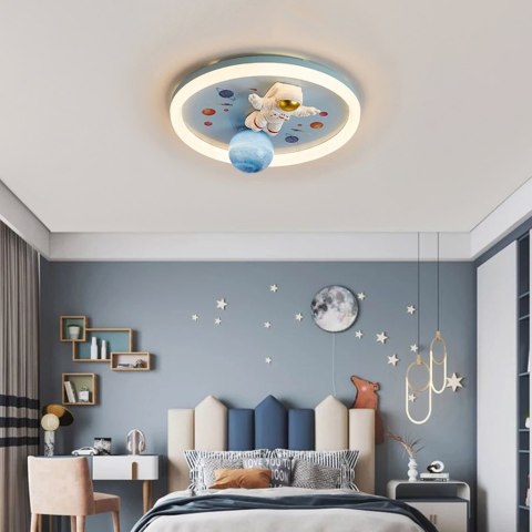 Lampa LED sufitowa plafon do pokoju dziecięcego ściemniana LUMELA + pilot astronauta Kik Sp. z o. o. Sp. k. Lampa LED sufitowa plafon do pokoju dziecięcego ściemniana LUMELA + pilot astronauta Kik Sp. z o. o. Sp. k.