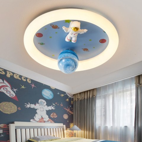 Lampa LED sufitowa plafon do pokoju dziecięcego ściemniana LUMELA + pilot astronauta Kik Sp. z o. o. Sp. k. Lampa LED sufitowa plafon do pokoju dziecięcego ściemniana LUMELA + pilot astronauta Kik Sp. z o. o. Sp. k.