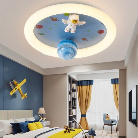 Lampa LED sufitowa plafon do pokoju dziecięcego ściemniana LUMELA + pilot astronauta Kik Sp. z o. o. Sp. k. Lampa LED sufitowa plafon do pokoju dziecięcego ściemniana LUMELA + pilot astronauta Kik Sp. z o. o. Sp. k.
