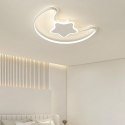 Lampa LED sufitowa plafon do pokoju dziecięcego ściemniana LUMELA + pilot księżyc biała Kik Sp. z o. o. Sp. k.