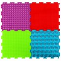 Mata sensoryczna puzzle montessori do masażu stóp 8 elementów kolorowe Kik Sp. z o. o. Sp. k.