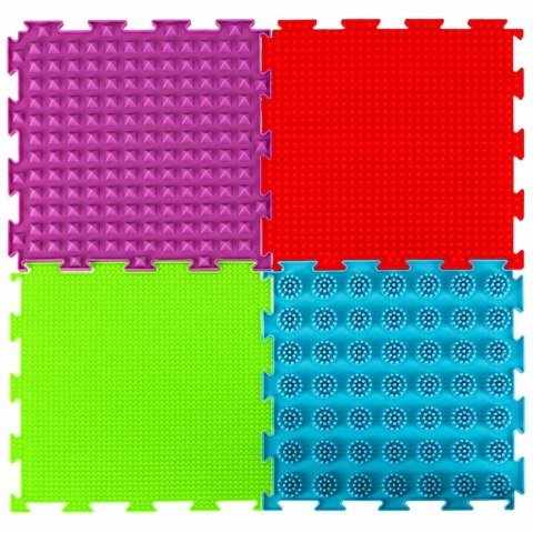 Mata sensoryczna puzzle montessori do masażu stóp 8 elementów kolorowe Kik Sp. z o. o. Sp. k. Mata sensoryczna puzzle montessori do masażu stóp 8 elementów kolorowe Kik Sp. z o. o. Sp. k.