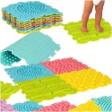 Mata sensoryczna puzzle montessori do masażu stóp 8 elementów pastelowe Kik Sp. z o. o. Sp. k.