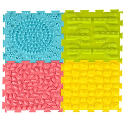 Mata sensoryczna puzzle montessori do masażu stóp 8 elementów pastelowe Kik Sp. z o. o. Sp. k. Mata sensoryczna puzzle montessori do masażu stóp 8 elementów pastelowe Kik Sp. z o. o. Sp. k.