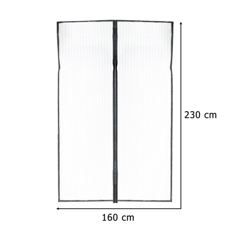 Moskitiera siatka magnetyczna LUARO na drzwi solidna mocny magnes 160x230cm Kik Sp. z o. o. Sp. k. Moskitiera siatka magnetyczna LUARO na drzwi solidna mocny magnes 160x230cm Kik Sp. z o. o. Sp. k.