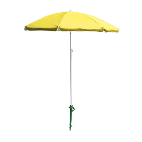 Parasol ogrodowy plażowy regulowany łamany składany UV 150cm żółty Kik Sp. z o. o. Sp. k. Parasol ogrodowy plażowy regulowany łamany składany UV 150cm żółty Kik Sp. z o. o. Sp. k.