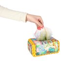 Sorter pudełko z chusteczkami sensoryczne montessori pluszowe cyfry litery Kik Sp. z o. o. Sp. k.