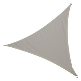 Żagiel przeciwsłoneczny LUARO ogrodowy tarasowy wodoodporny 3x3x3m trójkąt szary Kik Sp. z o. o. Sp. k.
