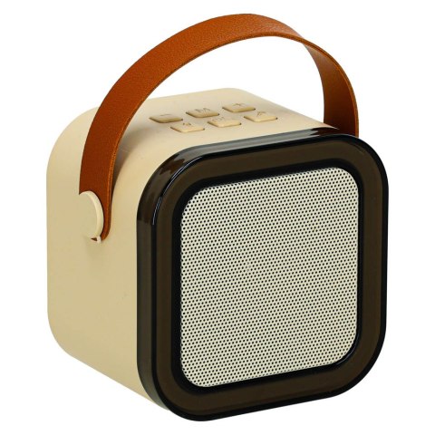 Zestaw do karaoke 2 mikrofony + głośnik przenośny BLUETOOTH USB LED beżowy Kik Sp. z o. o. Sp. k. Zestaw do karaoke 2 mikrofony + głośnik przenośny BLUETOOTH USB LED beżowy Kik Sp. z o. o. Sp. k.