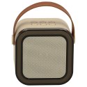 Zestaw do karaoke 2 mikrofony + głośnik przenośny BLUETOOTH USB LED beżowy Kik Sp. z o. o. Sp. k.
