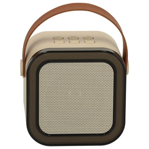 Zestaw do karaoke 2 mikrofony + głośnik przenośny BLUETOOTH USB LED beżowy Kik Sp. z o. o. Sp. k. Zestaw do karaoke 2 mikrofony + głośnik przenośny BLUETOOTH USB LED beżowy Kik Sp. z o. o. Sp. k.