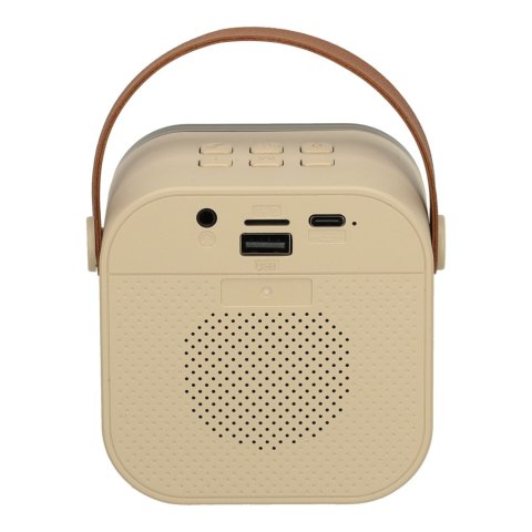 Zestaw do karaoke 2 mikrofony + głośnik przenośny BLUETOOTH USB LED beżowy Kik Sp. z o. o. Sp. k. Zestaw do karaoke 2 mikrofony + głośnik przenośny BLUETOOTH USB LED beżowy Kik Sp. z o. o. Sp. k.