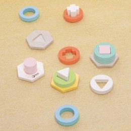 Classic World CLASSIC WORLD Sorter Montessori Kształtów i Kolorów Układanka Wieża