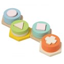 Classic World CLASSIC WORLD Sorter Montessori Kształtów i Kolorów Układanka Wieża