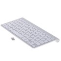 Klawiatura bezprzewodowa bluetooth Smart TV srebrna Kik Sp. z o. o. Sp. k.