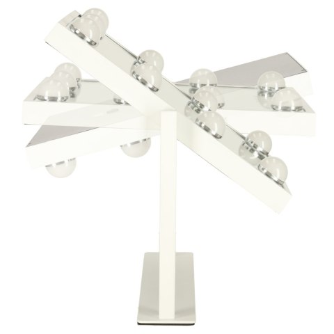 Lusterko do makijażu kosmetyczne podświetlane 9 LED Hollywood z 9 żarówkami USB 25 x 30 cm Kik Sp. z o. o. Sp. k. Lusterko do makijażu kosmetyczne podświetlane 9 LED Hollywood z 9 żarówkami USB 25 x 30 cm Kik Sp. z o. o. Sp. k.