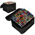 Markery dwustronne mazaki alkoholowe w etui 120 + podstawka Kik Sp. z o. o. Sp. k.
